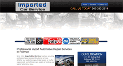 Desktop Screenshot of importedcarservices.com